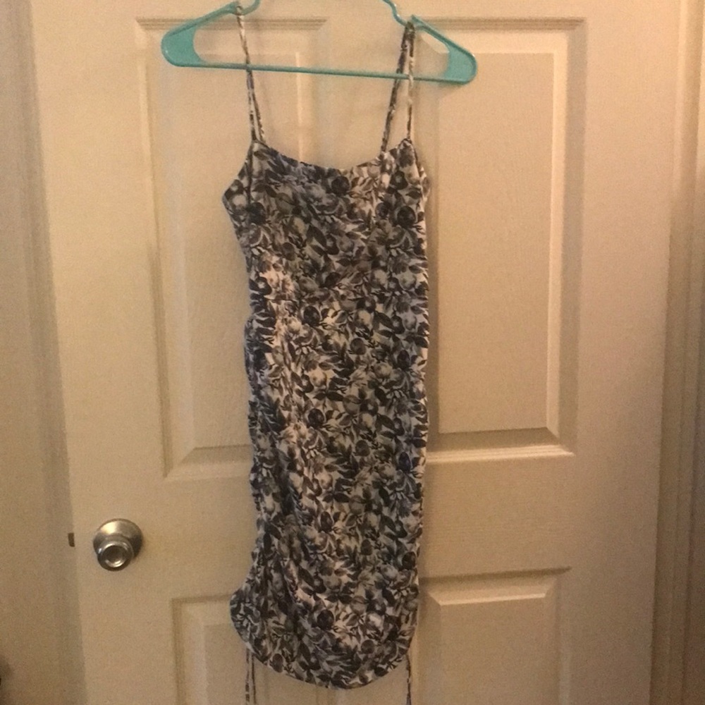 Abercrombie&Fitch Side Cinched Ruched Mini Dress